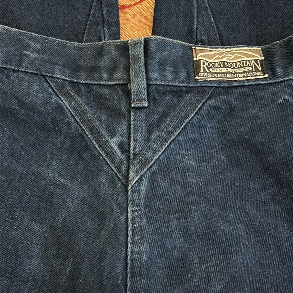 Vintage Rockie Mountain Deep Blue Denim Jeans - Picture 3 of 5